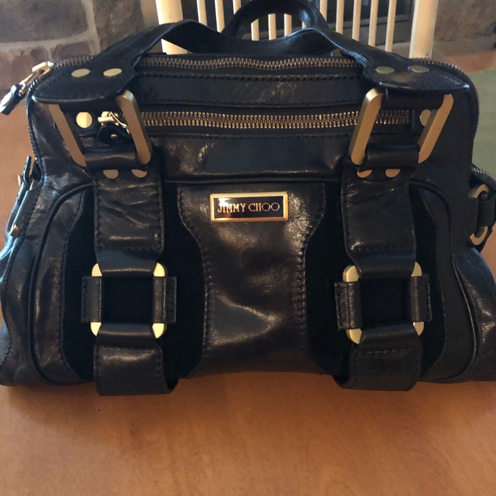 Jimmy Choo Black Satchel